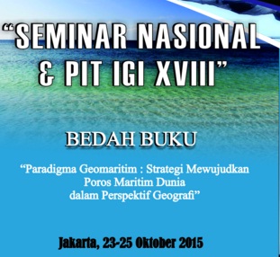 SEMINAR NASIONAL DAN PIT IGI XVIII (Univ. Negeri Jakarta)