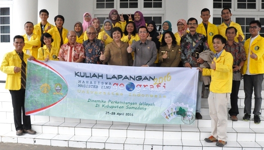 Kuliah Lapang S2 Geografi, Sumedang 2016*