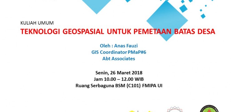 Kuliah Umum Dr. Anas Fauzi “Teknologi Geospasial untuk Pemetaan Desa”