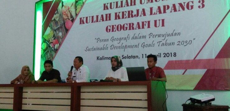 Kuliah Kerja Lapang Geografi 3 di Banjarmasin