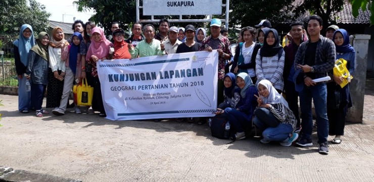 Kunjungan Lapang, Mata Kuliah Geografi Pertanian, Departemen Geografi FMIPA-UI, 2018